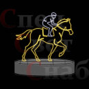 Световая фигура уличная декорация "Спортсмен-11"
