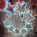 Световая фигура - "Звездный хоровод" уличная белая