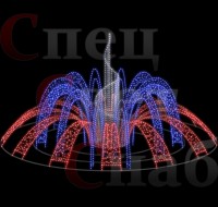 Светодиодный фонтан "Симфония" 9м